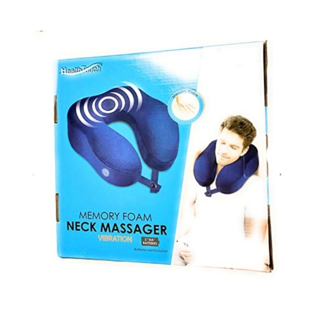 Health Touch Memory Foam Neck Massager -‎ Blue